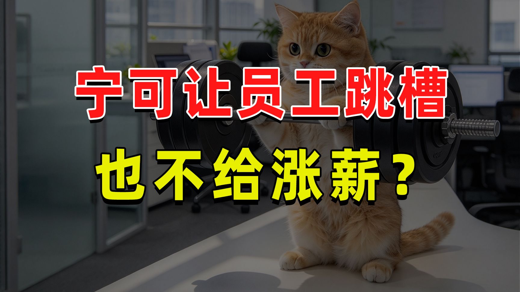 【半佛】为啥宁可放员工跳槽，也不给申请涨薪？