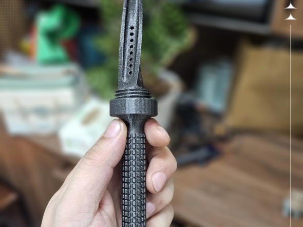 【补补觉去了】3D打印一把 Microtech Jagdkommando军刀带鞘