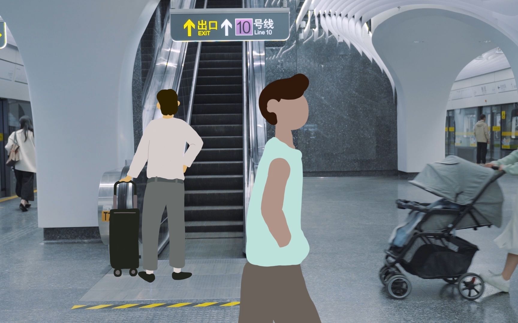 上海地铁公共安全宣传片（第三季）-扶梯电梯篇