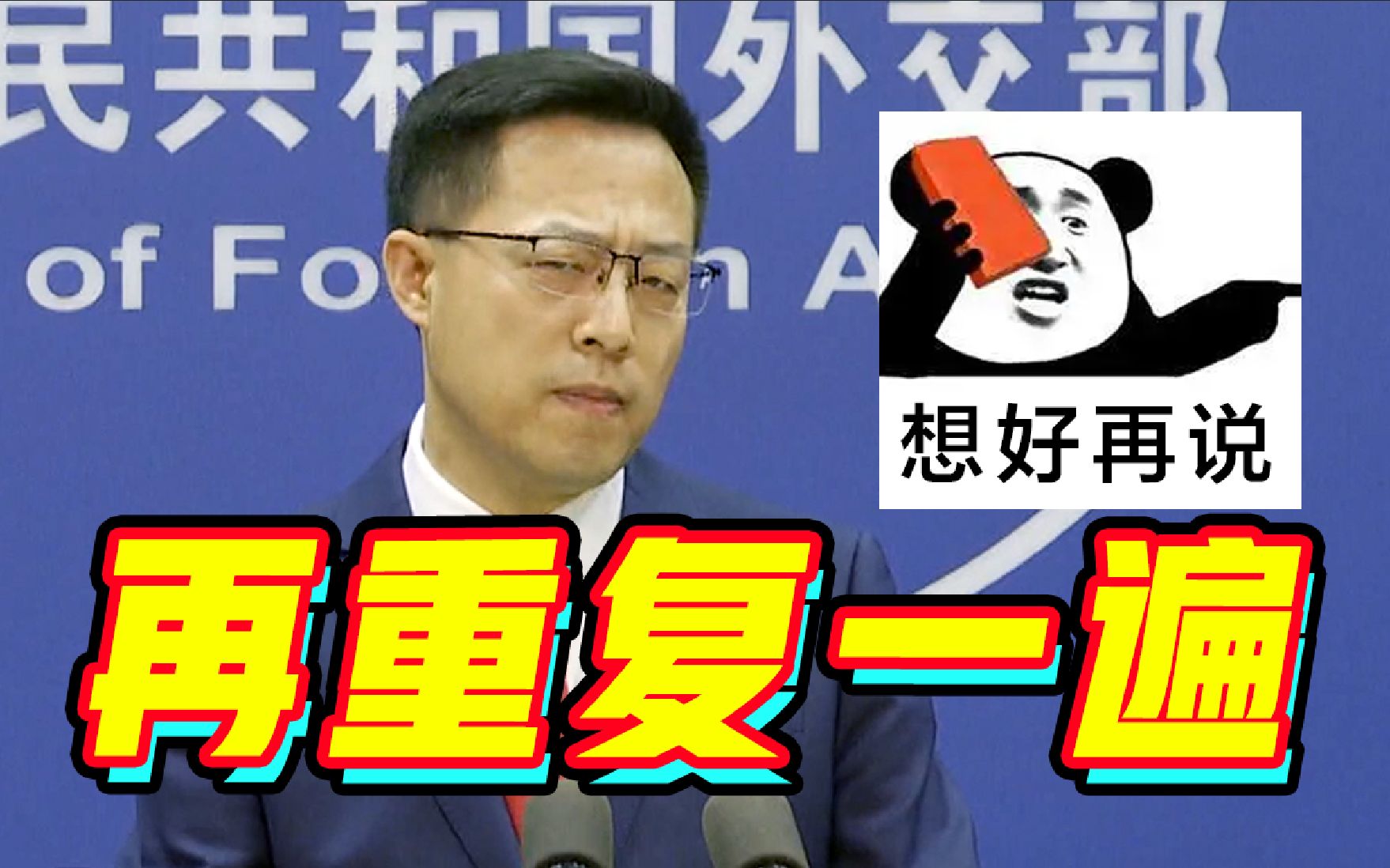 “台湾就是一个省，哪来的副总统？”