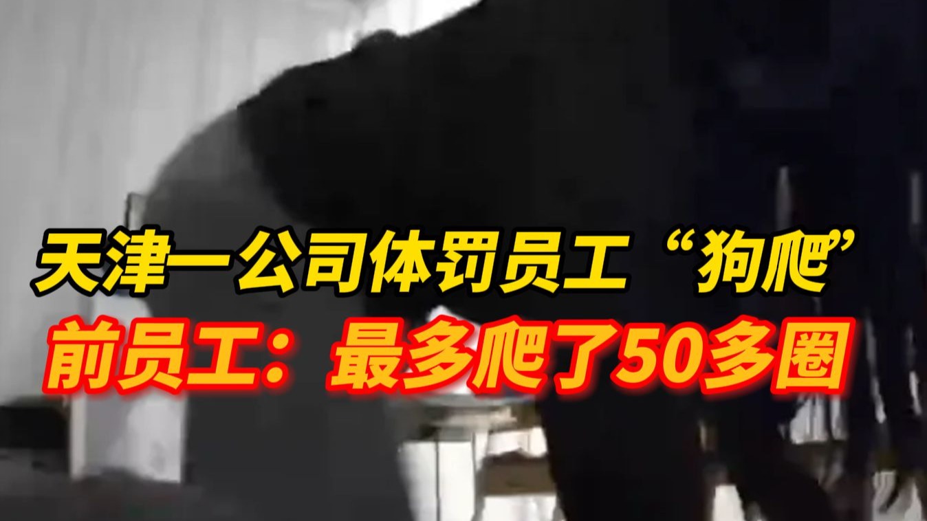 天津一公司体罚员工让“狗爬”？前员工：最多爬了50多圈，提离职要赔违约金！