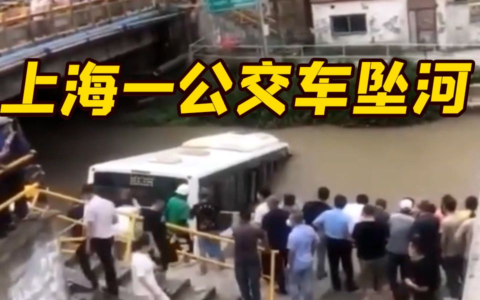 上海公交坠河事件 司机已经脱离危险 多方还原事情经过