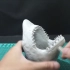 DIY。制作巨齿鲨攻击破坏者模型雕塑树脂艺术
