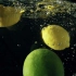 手机剪辑高清视频素材柠檬入水水果美食
