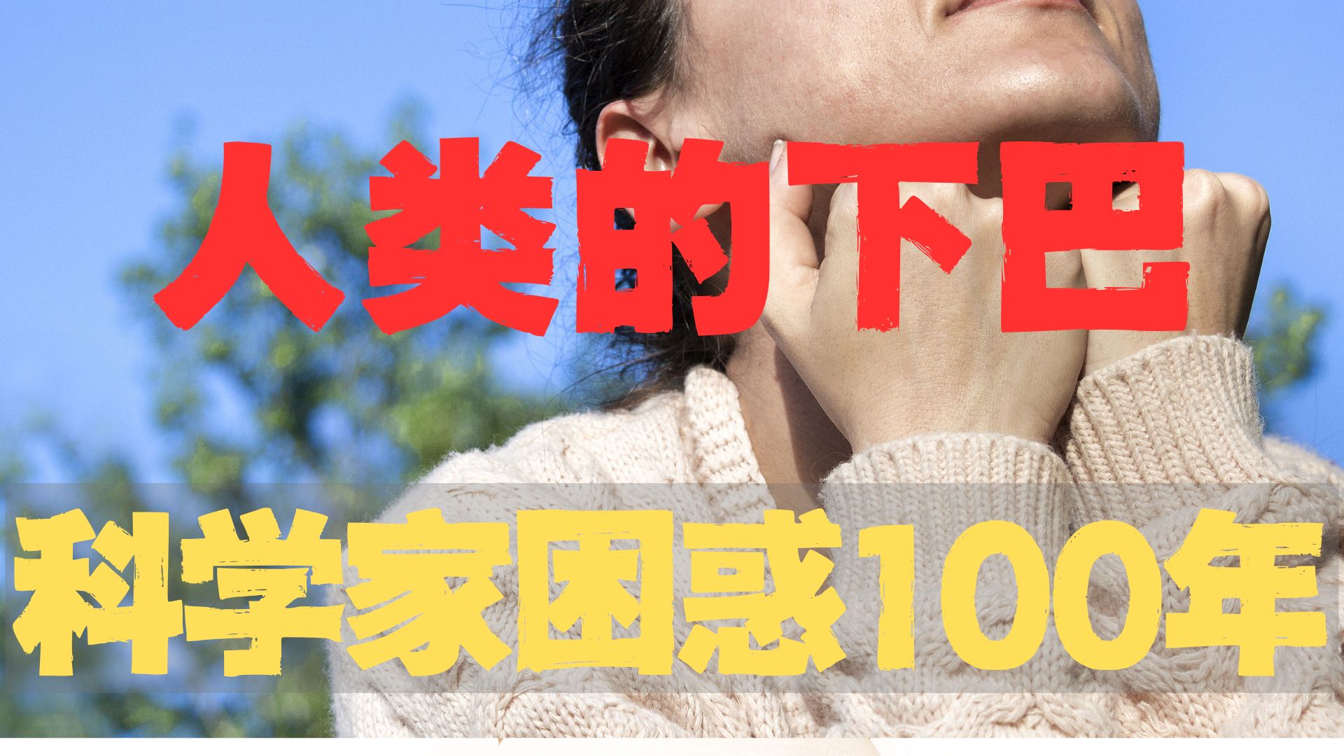 科学家终于搞懂了！人类为什么是唯一有下巴的生物？