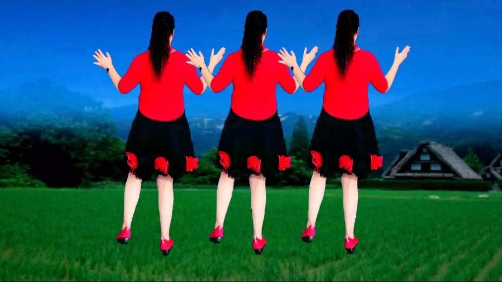 男女对唱广场舞《缘分已经开了花》旋律优美，歌醉舞美简单易学