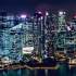 【8k延时摄影】亚洲顶级内透与灯光 花园城市??新加坡夜景航拍