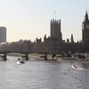 英国伦敦塔桥城市人文人流车流夜景