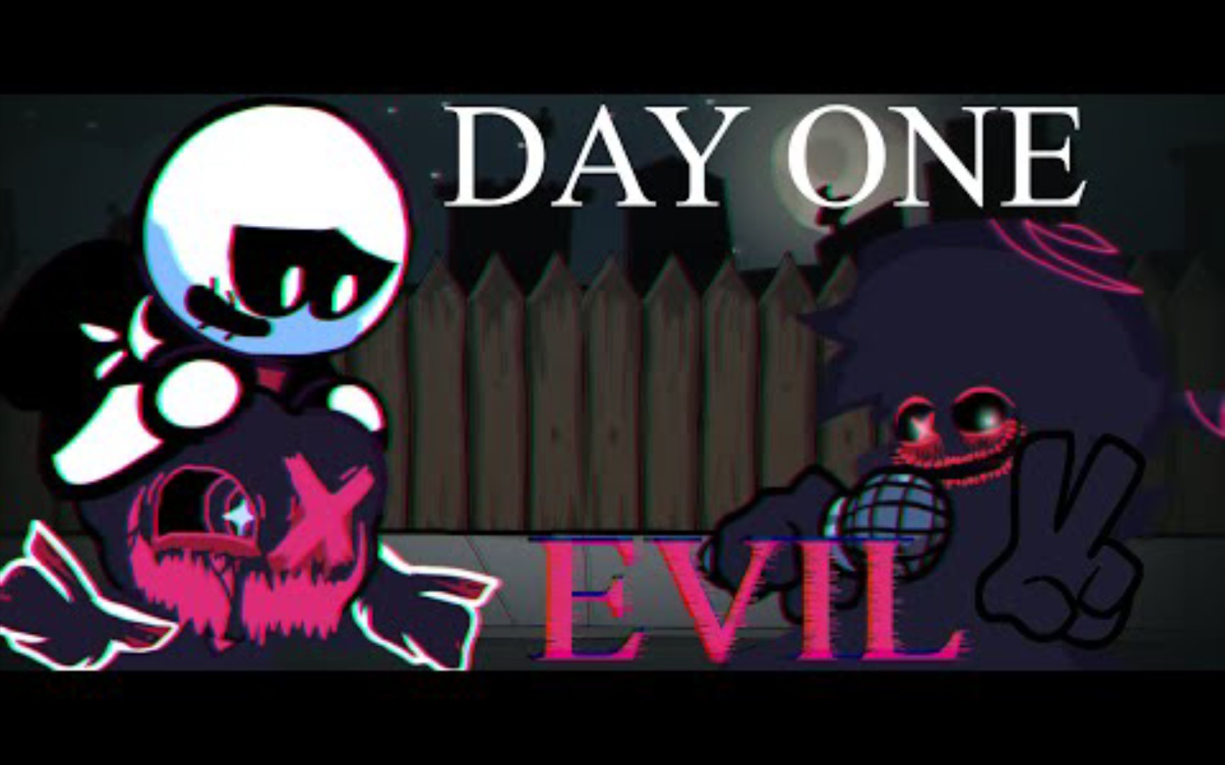 EVIL Boyfriend VS Spooky kids Day 1 | Corrupted crimson friday