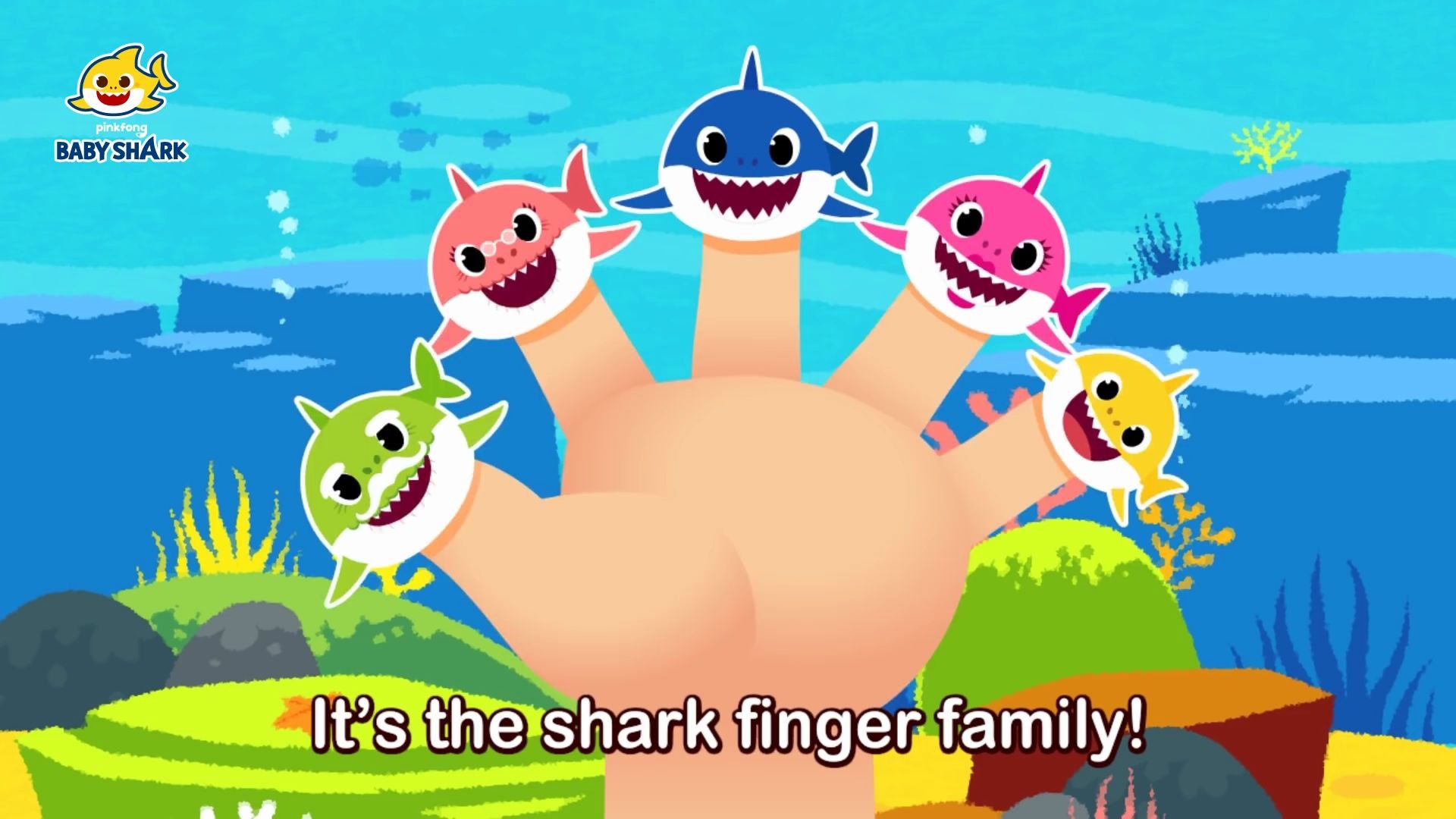 Shark Finger Family Sing Along with Baby Shark Baby Shark Songs