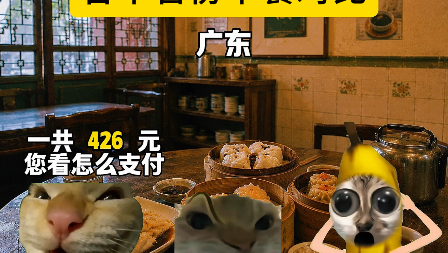 各个省份早餐对比（第一期）
