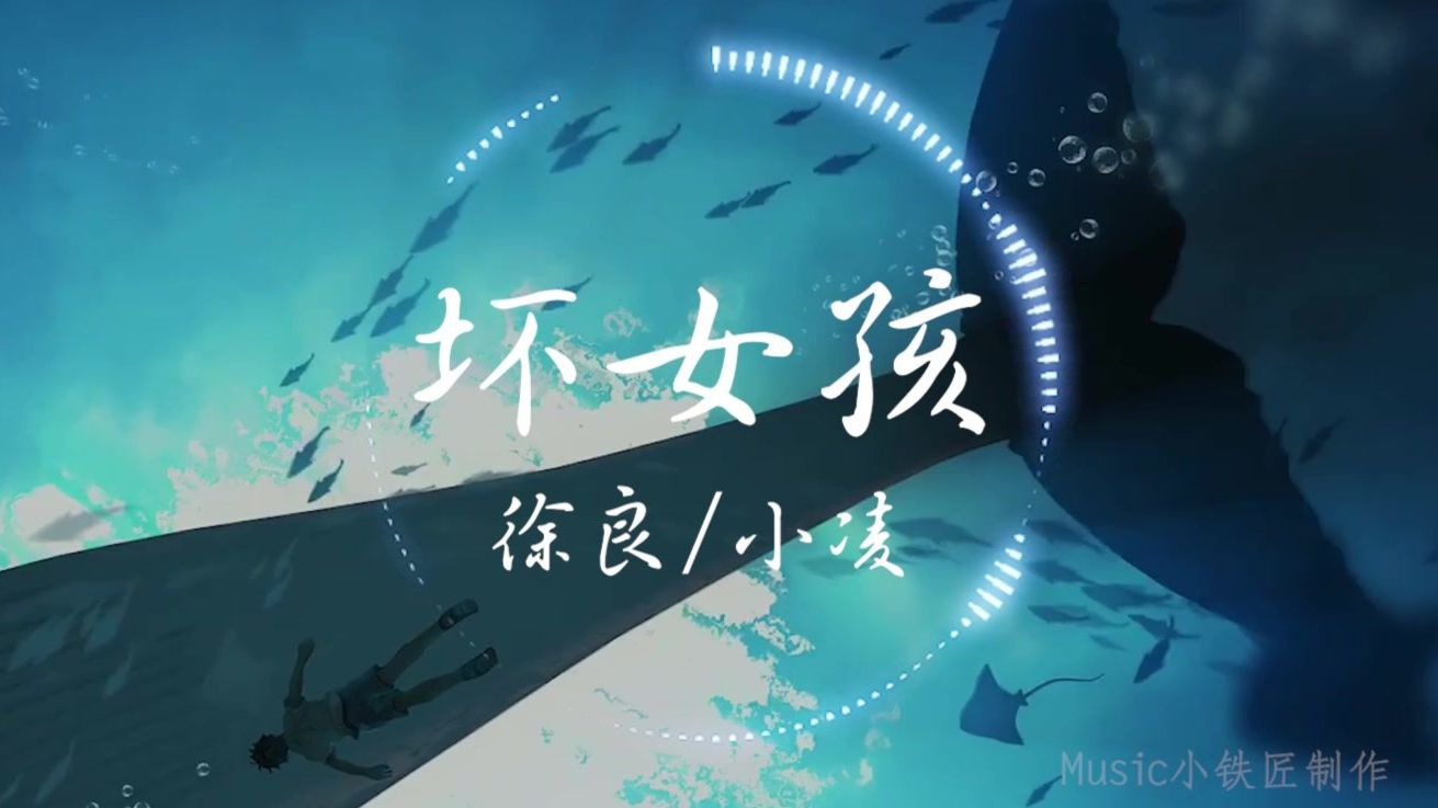 【Hi-Res无损】徐良/小凌《坏女孩》“迷人的笑脸吸引视线 慵懒的靠在陌生的肩”| 音乐可视化 | 动态歌词