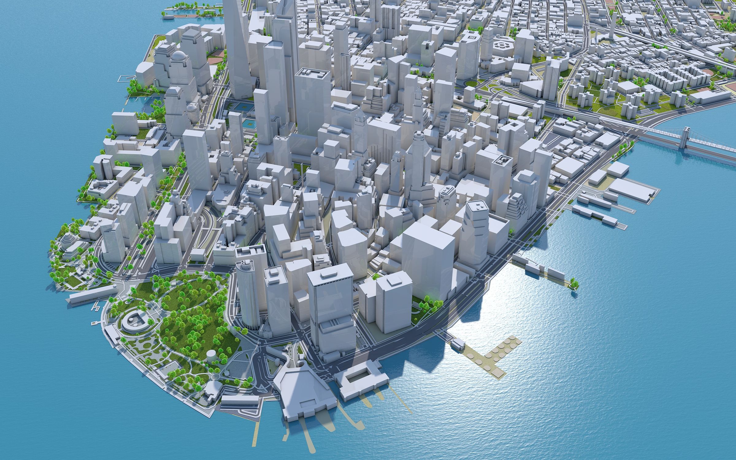 城市三维模型直接下载网站，不再熬夜建城市模型了