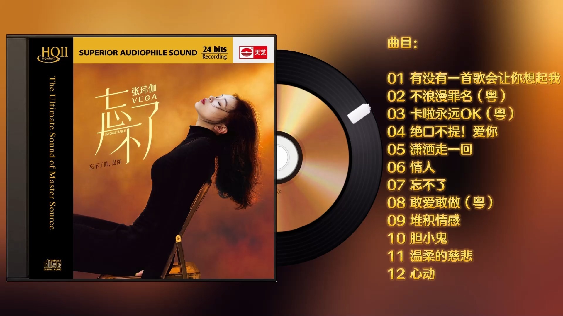 张玮伽.2026《忘不了》发烧女声 HIFI高音质试音碟[低速原抓WAV+CUE]