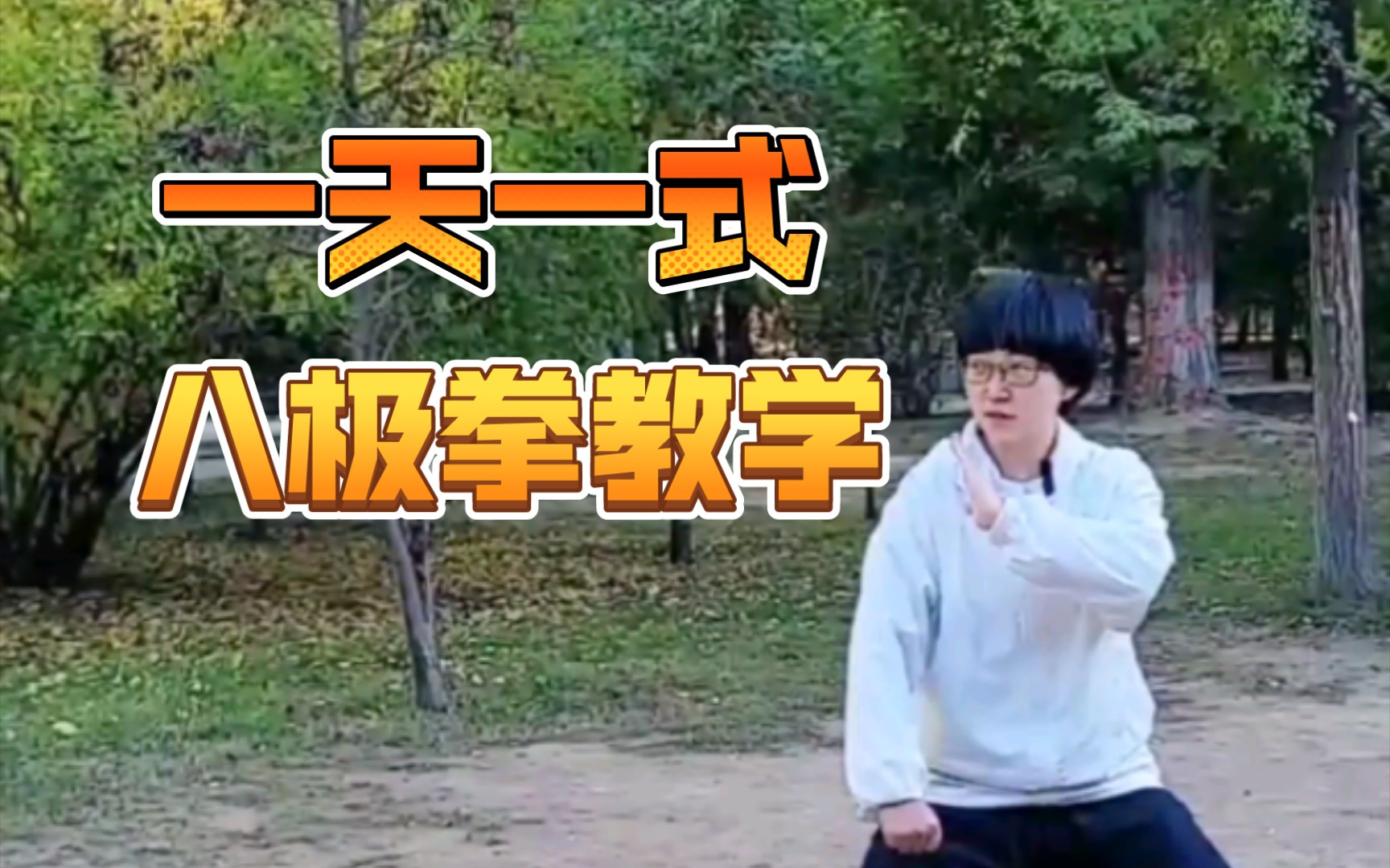 学会武术让你体验什么是走路带风，八极拳小架一路教学