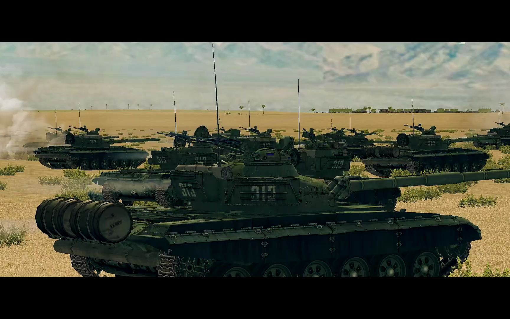200辆 T72对战10辆豹2