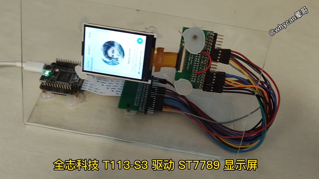 全志科技 T113-S3 驱动 ST7789 i80 8bit 显示屏