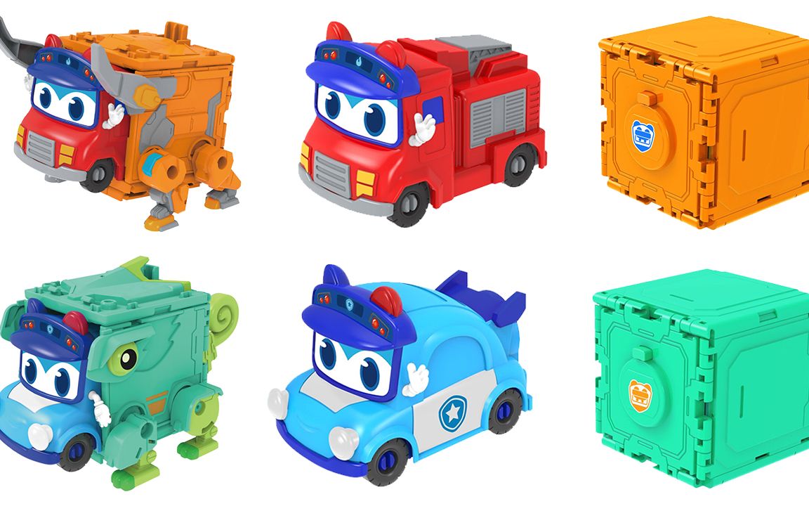 猪猪侠之百变校巴百变魔盒变形汽车机器人玩具开箱！