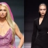 Versace范思哲2023女装春夏大秀，Gigi Hadid 、帕丽斯·希尔顿同台走秀，手臂上的肌肉线条好注目