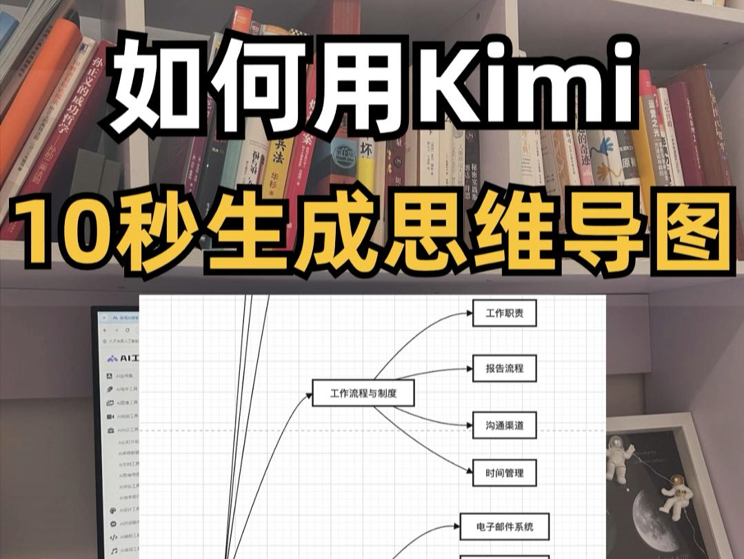 用Kimi，10秒生成脑图，可二次编辑！