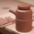 【陶土无声】看起来像是加了嘴和把手的保温杯~ 陶艺茶壶制作