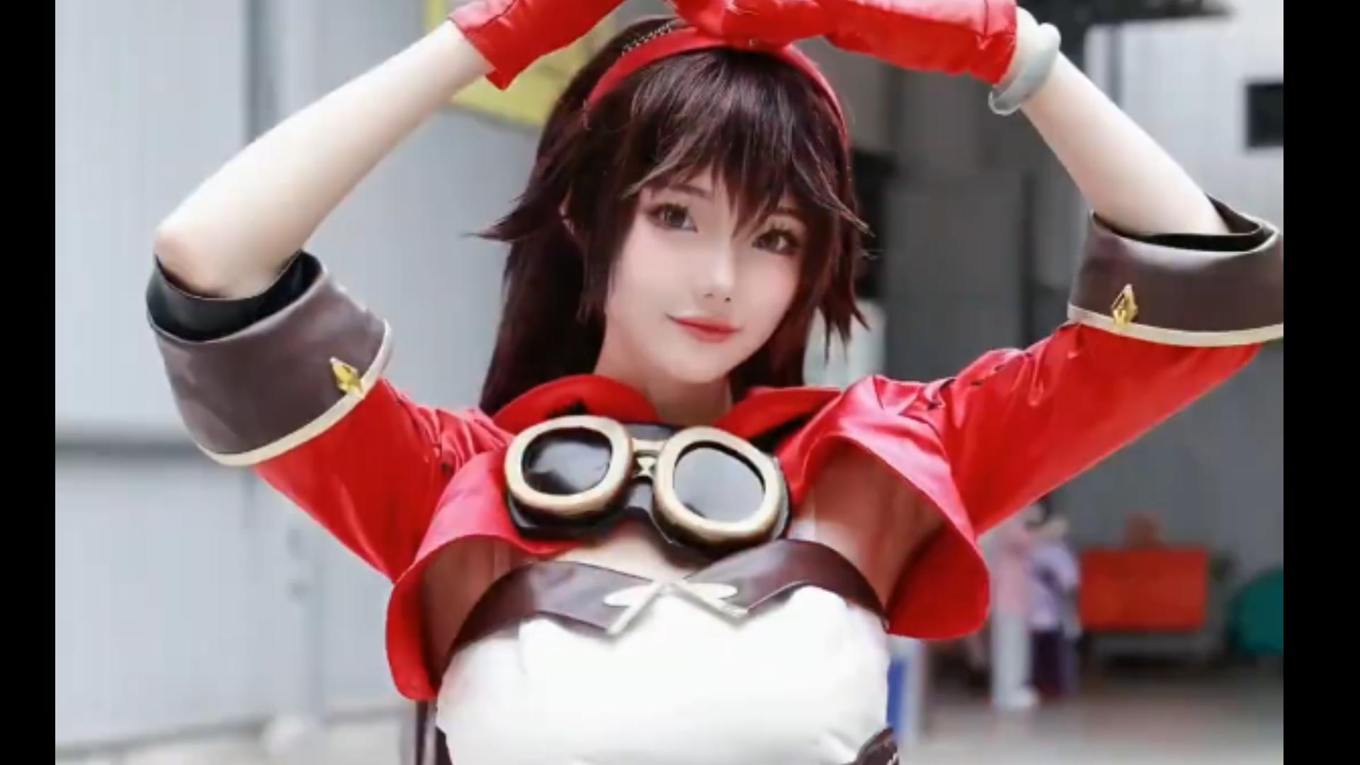 [QCos]Genshin Impact Amber Cosplay 原神安柏Cosplay (3)