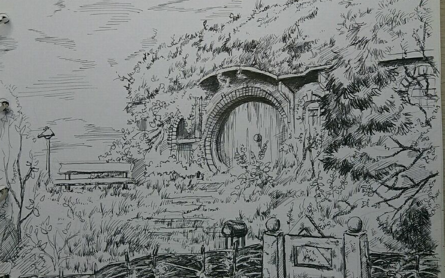 【手绘】霍比特人的小屋~杂草丛生