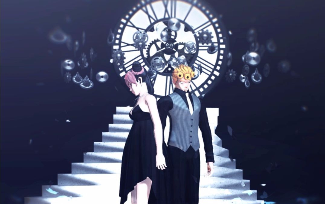 【jojo的奇妙mmd】乔鲁诺&徐伦(&初流乃)的magnet