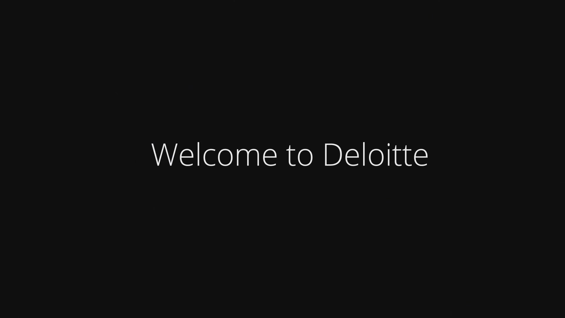 四大会计事务所德勤:welcome to deloitte