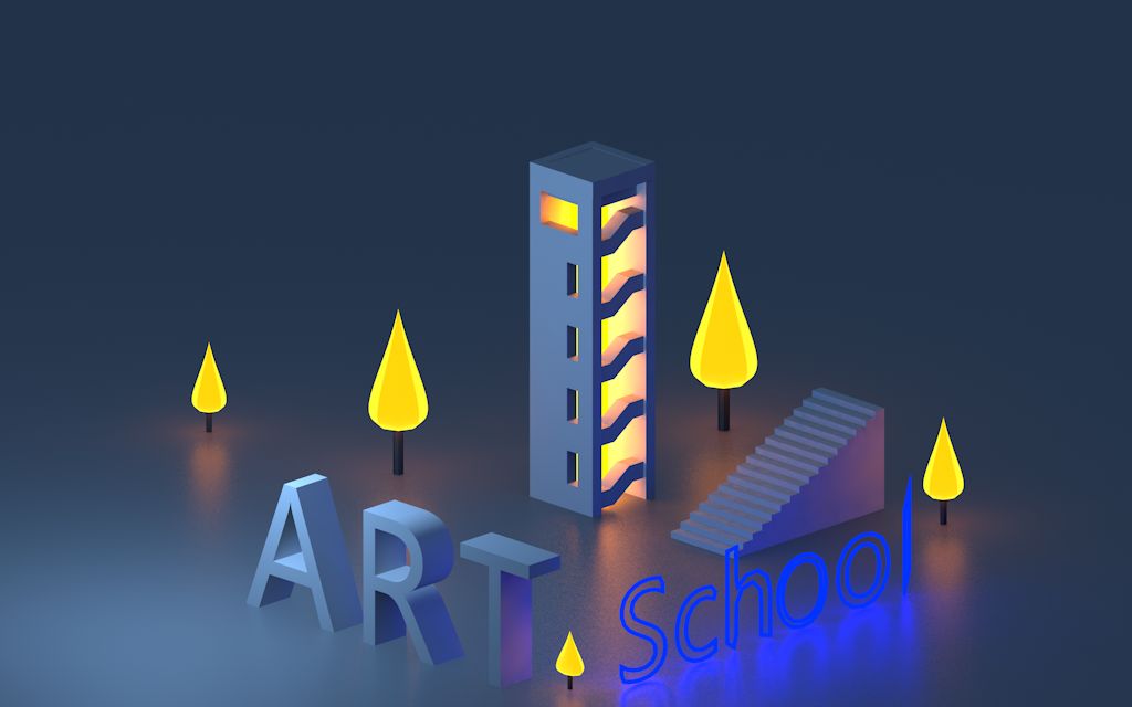 C4D临摹-李翔老师-艺术学院