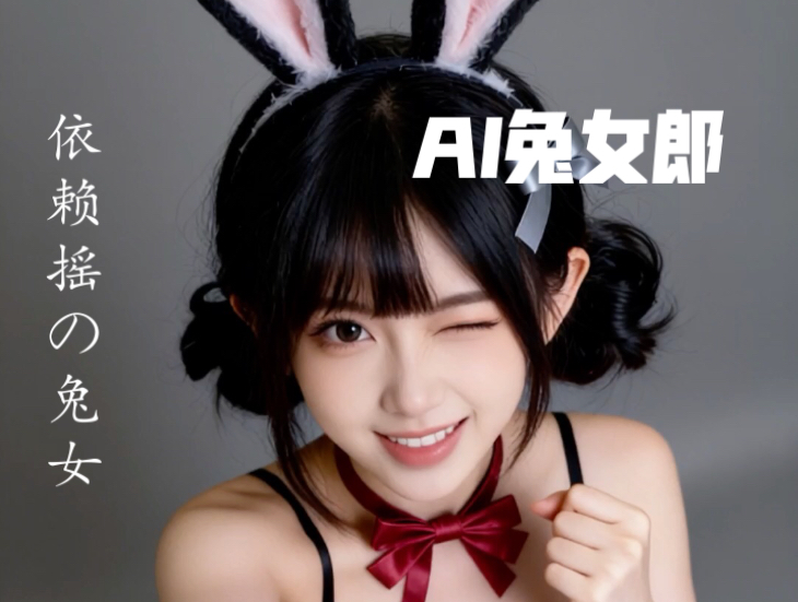 这只兔兔真是可爱又性感！依赖摇