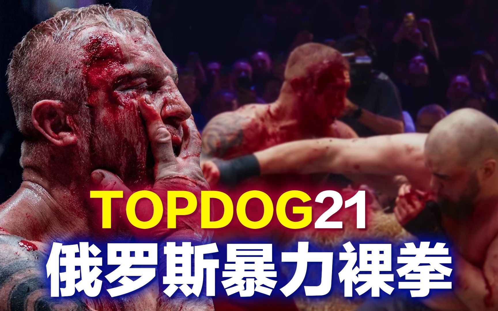 【TOPDOG142】这可能是你见过最猛的比赛了，俄罗斯徒手拳击，这才是男人减速带，俄罗斯英雄VS巴拉斯