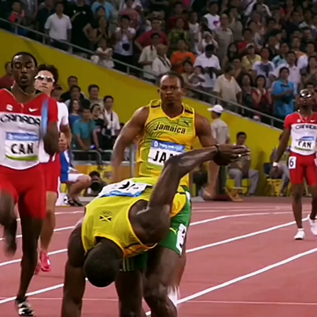 2008年奥运会，阿萨法·鲍威尔直接跑出无人区