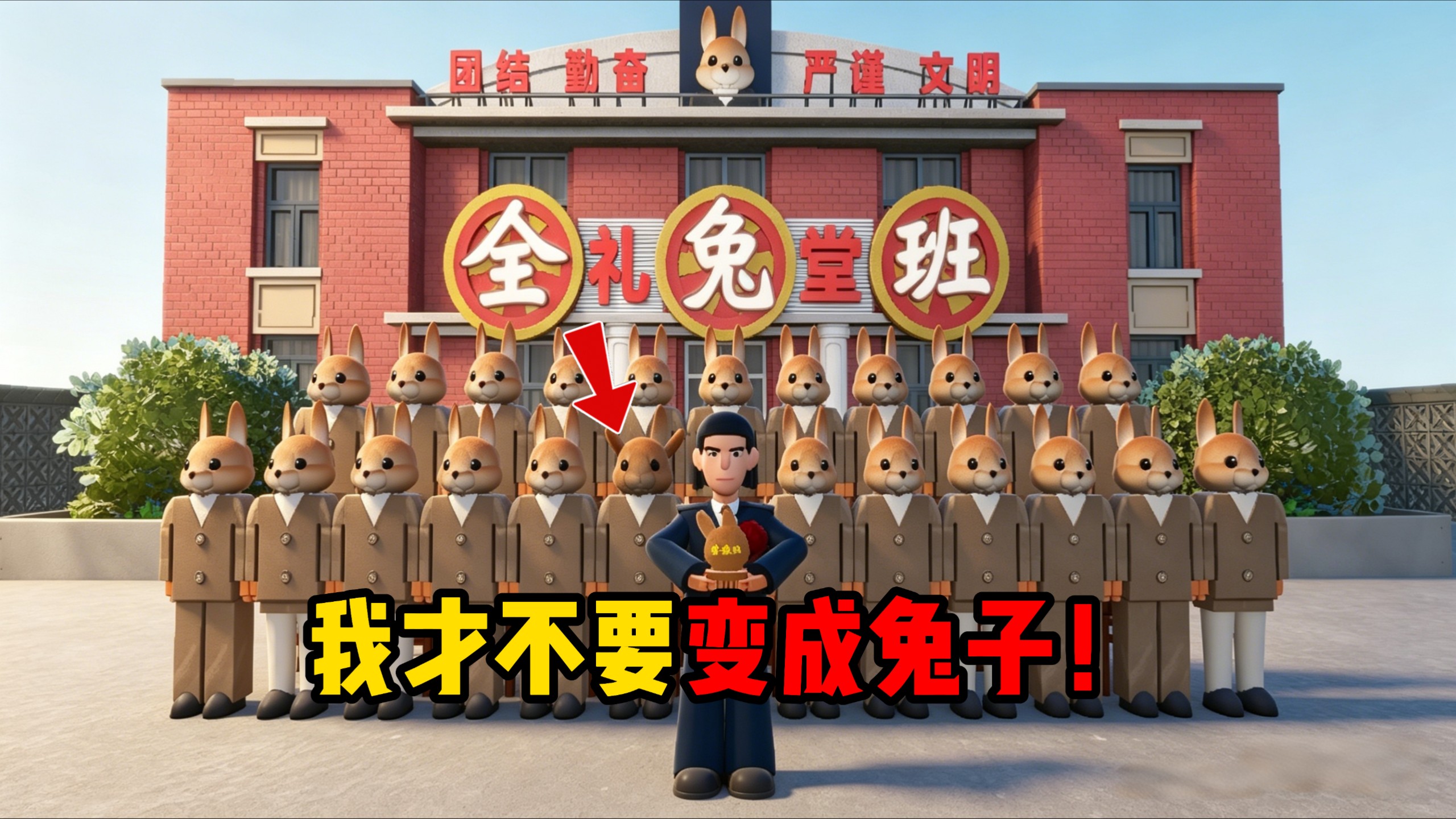 我才不想变成兔子！
