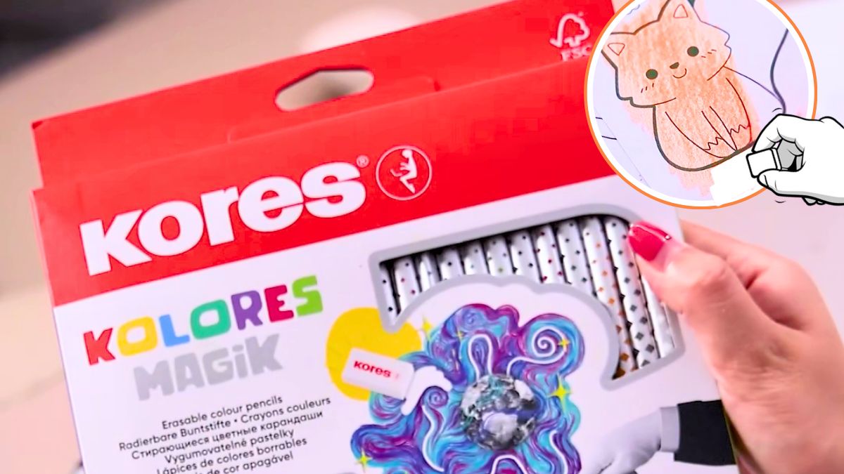 小学生填色画画没烦恼！魔力可擦彩铅太神奇