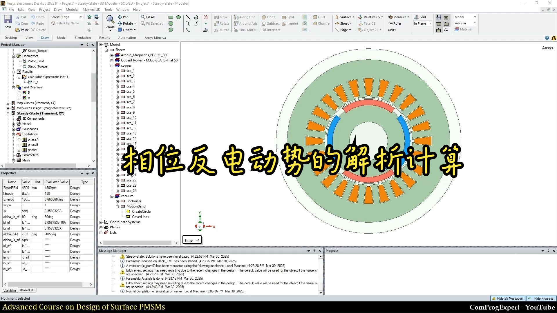 相位反电动势的解析计算（10）