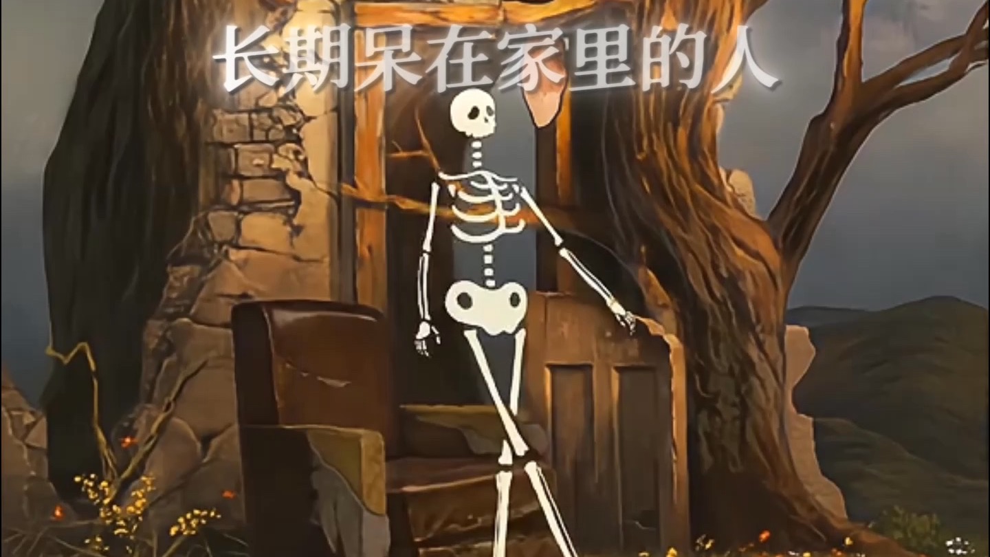 人一旦开始宅，就很容易废。