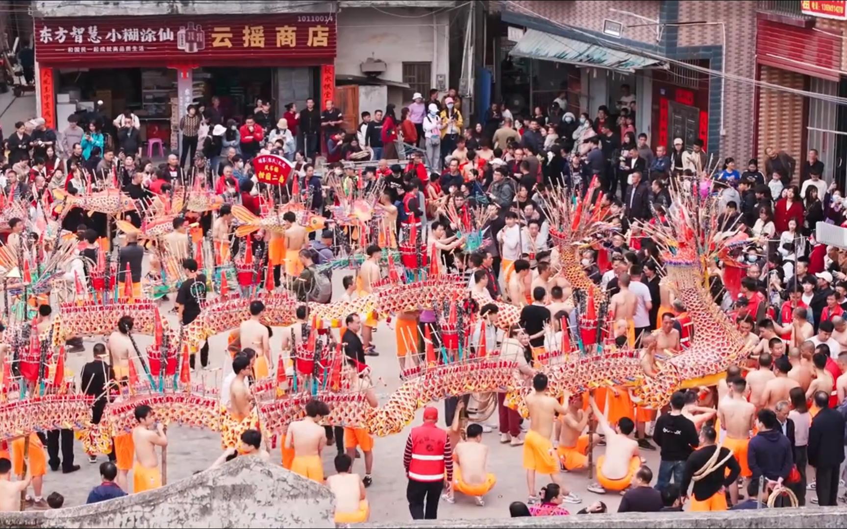 【空镜素材】舞火龙