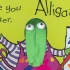 手偶书see you later alligator儿童绘本 低幼英语 儿歌
