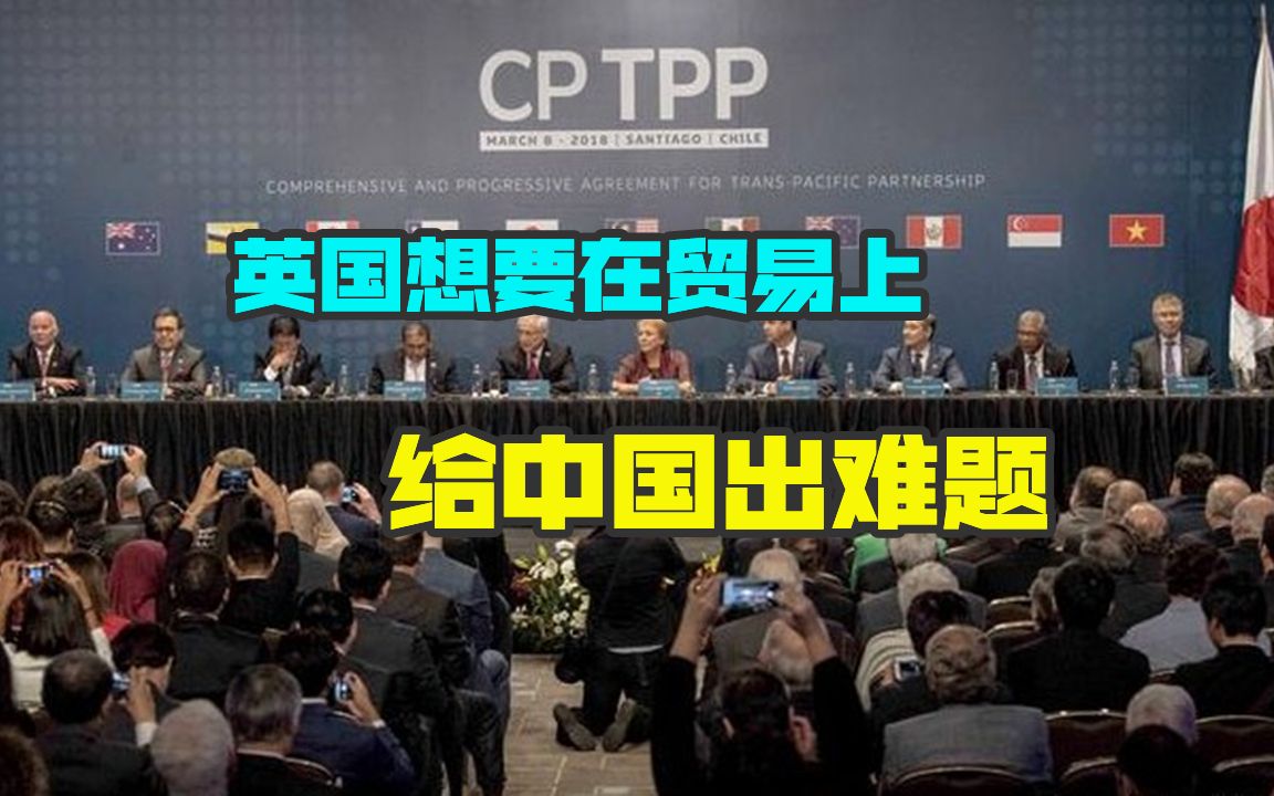 中国考虑加入CPTPP，英国马上也申请加入，目的是给中国投反对票？