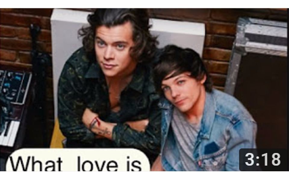 【larry stylinson】harry & louis - what love is