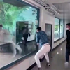 辽宁一男子与大猩猩相互模仿，当事人：走的时候猩猩还不高兴了