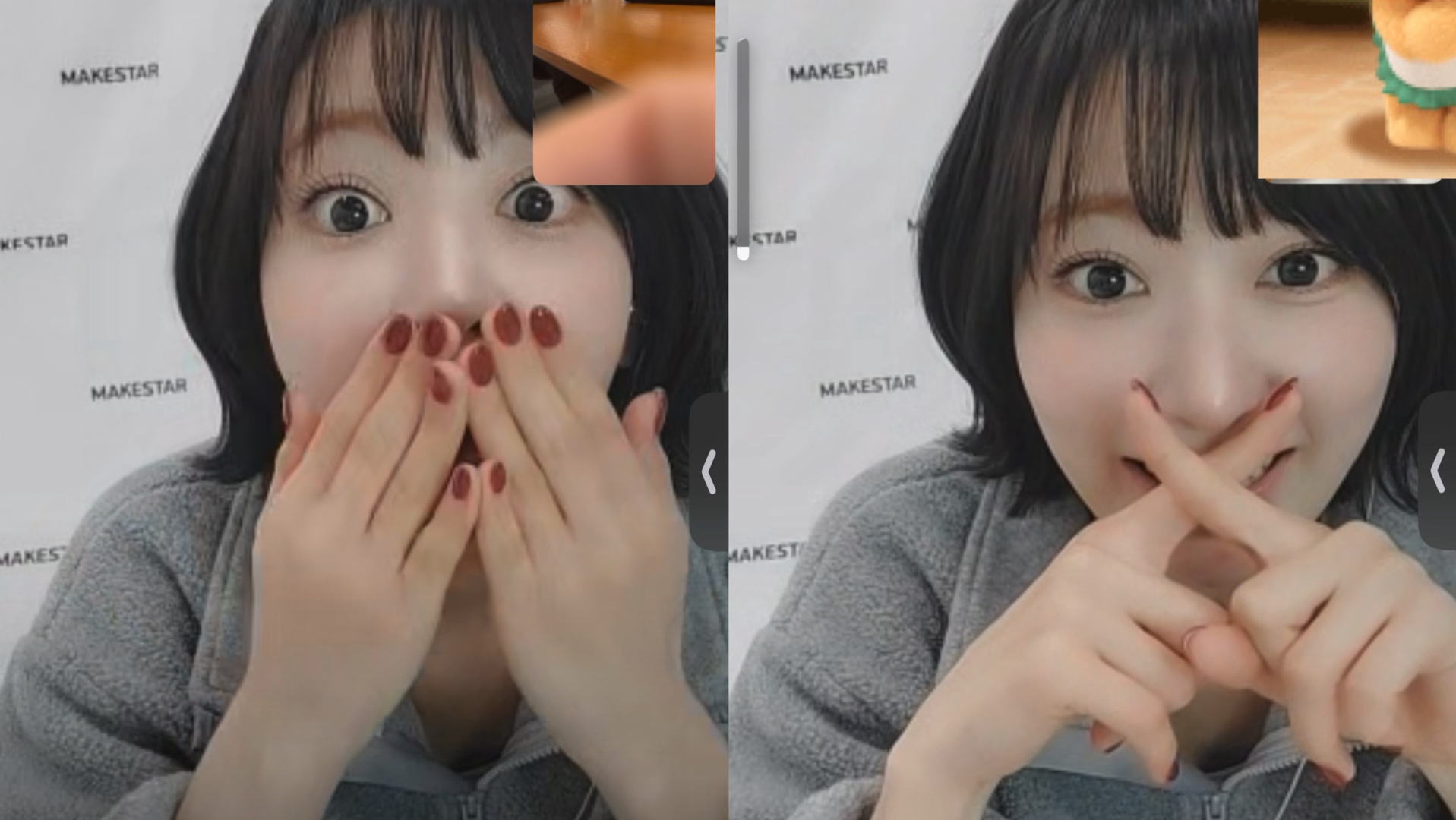 【宫胁咲良视频签售】和爱豆来了一场在开会途中不能说话的签售 越努力越好笑