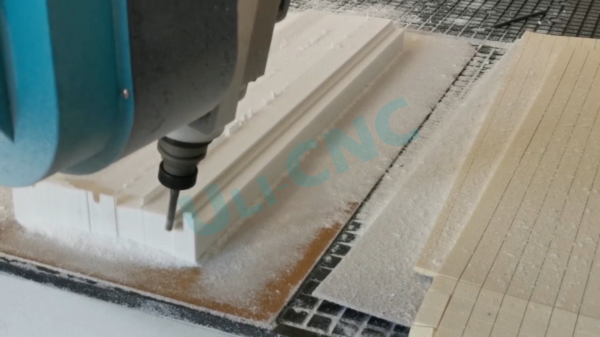 风力发电叶片加工视频 原力五轴加工中心 五轴雕刻机