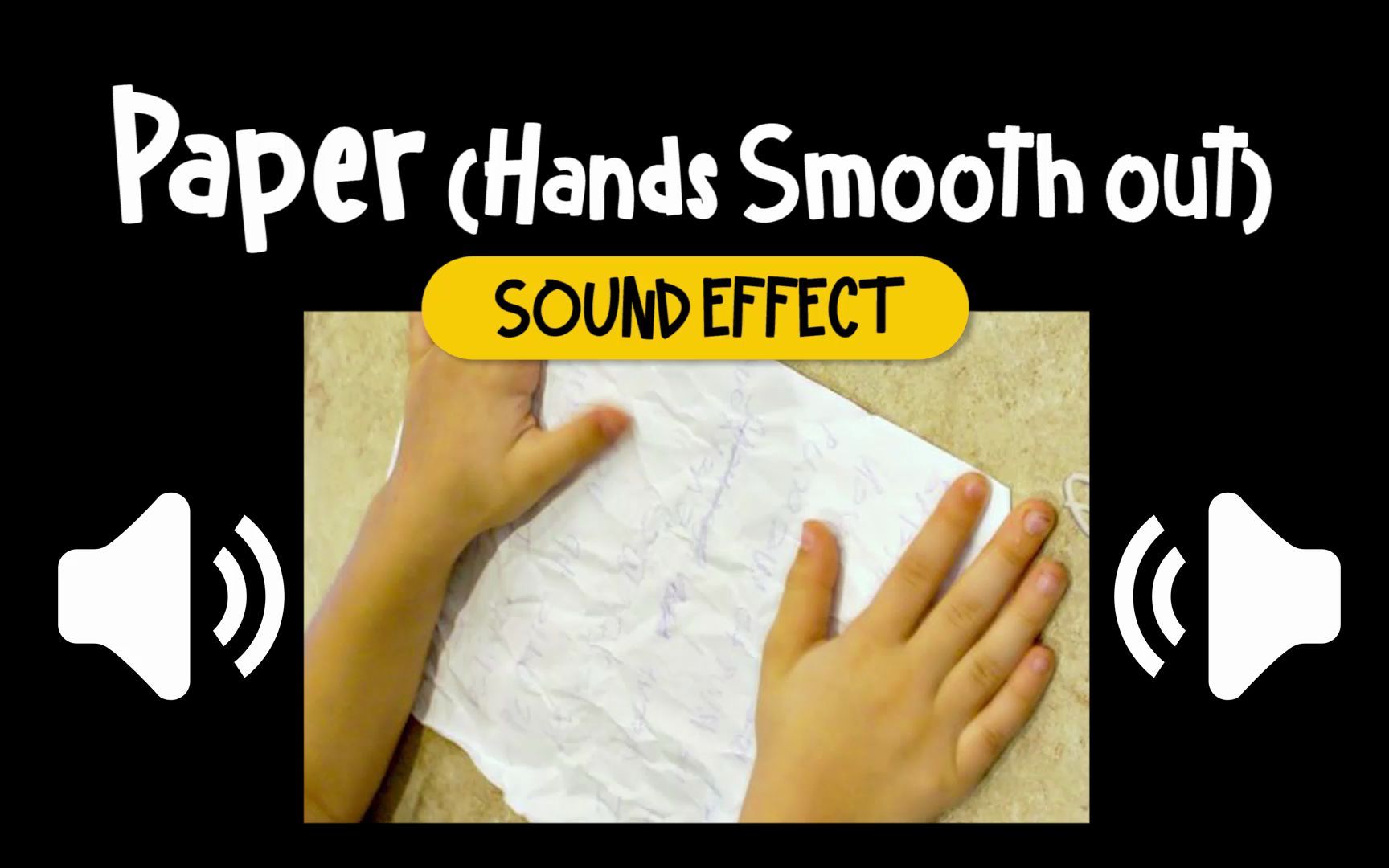 纸张 抚平 整理 音效 (HQ)