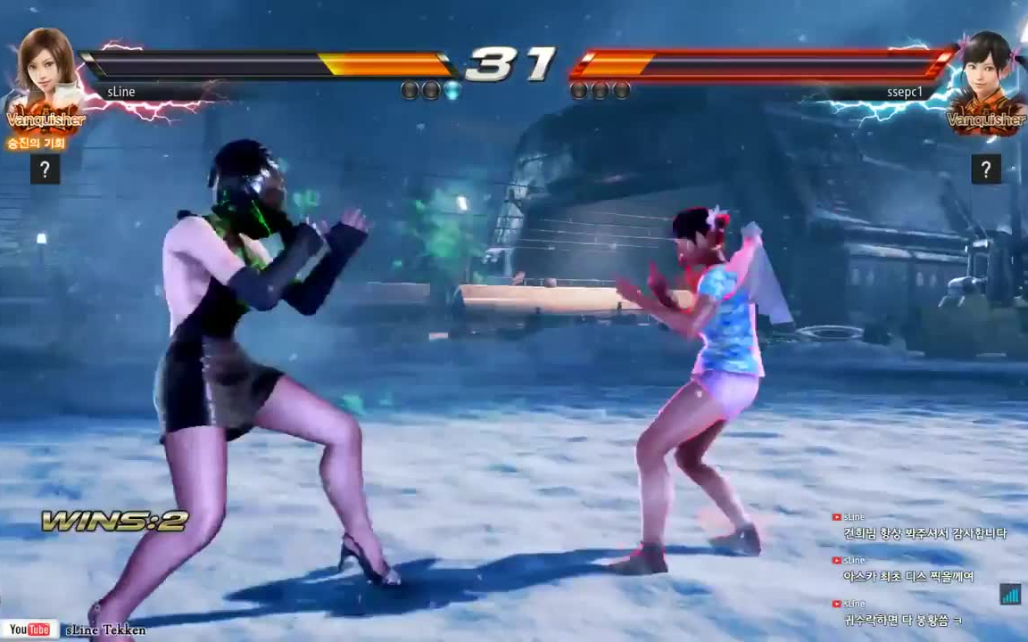 tekken 7 - sline (asuka) vs ssepc1 (xiaoyu)