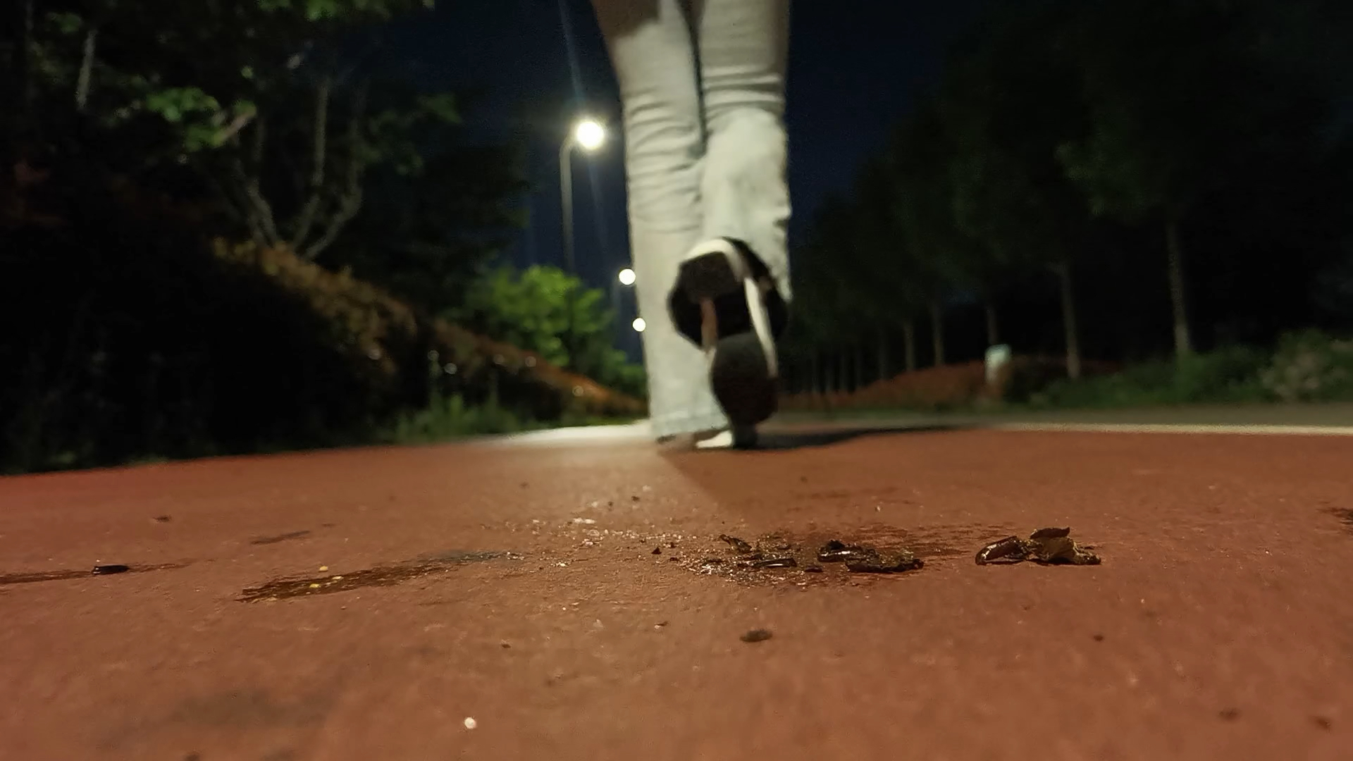 地上啥东西呀，脏死了。