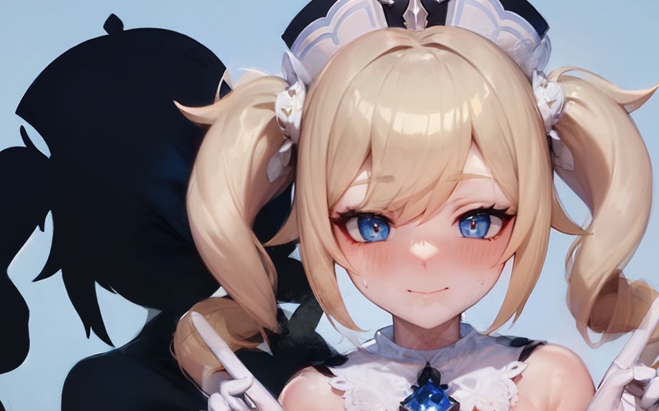 [AI Animation] Barbara's Silhouette Play ❤️