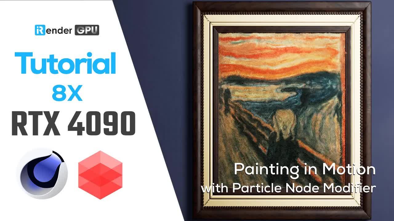 【中配】【C4D Scene Node】如何创作动态绘画