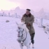 朝鲜电视台公布视频：金正恩骑白马驰骋林海雪原